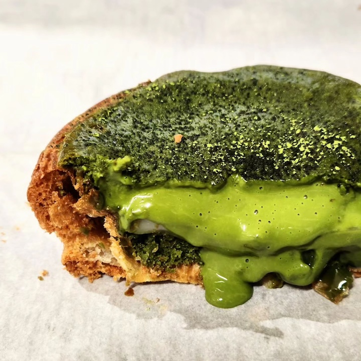 Mochi Hong Kong, mochi near me: Vission Bakery Mochi Matcha Danish